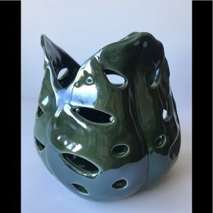 NWT PIER ONE Monstera Leaf Tea Light Holder